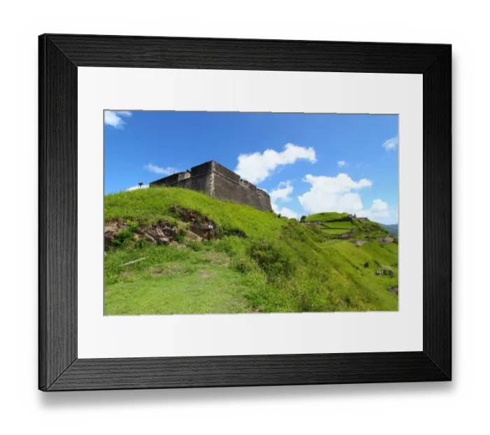 Framed Print : Brimstone Hill Fortress - St Kitts Framed Print : Brimstone Hill Fortress - St Kitts