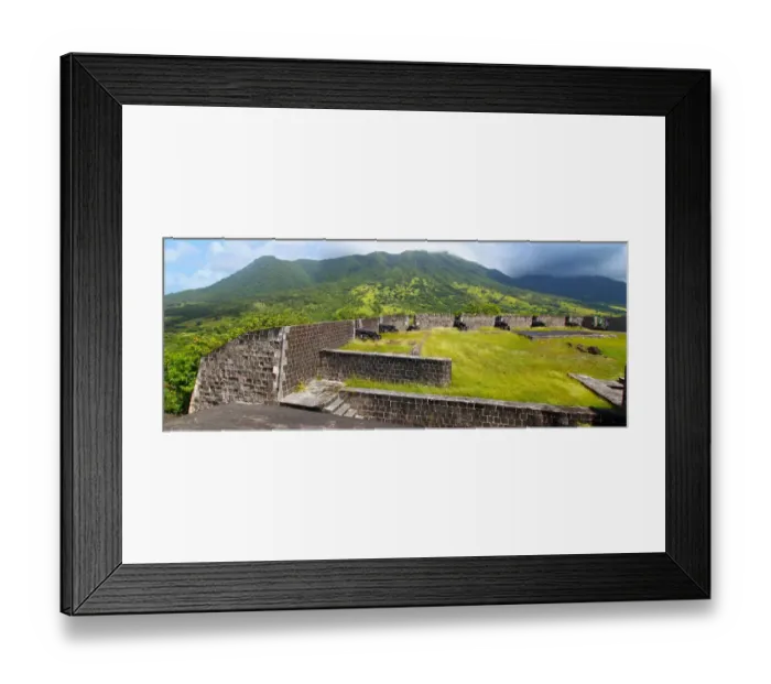 Framed Print : Brimstone Hill Fortress - St Kitts Framed Print : Brimstone Hill Fortress - St Kitts