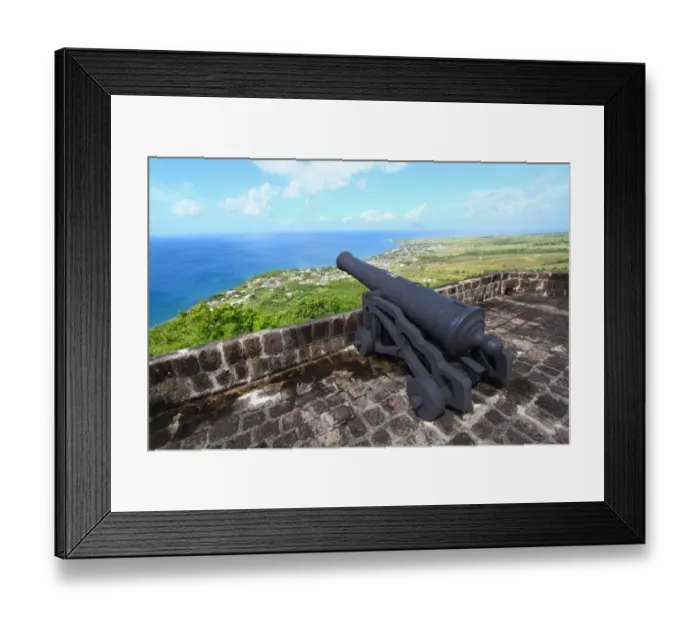 Framed Print : Brimstone Hill Fortress - St Kitts Framed Print : Brimstone Hill Fortress - St Kitts