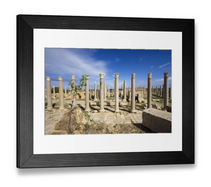 Framed Print : Augustus Temple, Leptis Magna, Libya, North Africa, Africa Framed Print : Augustus Temple, Leptis Magna, Libya, North Africa, Africa