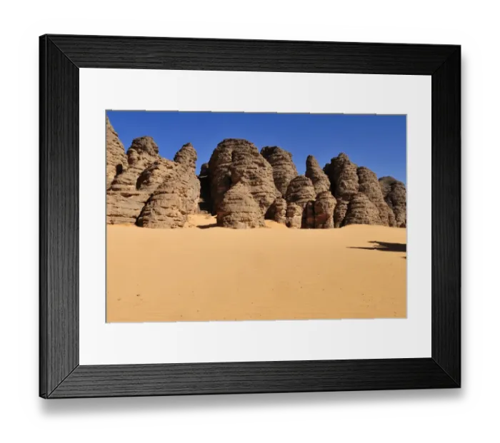 Framed Print : Sandstone rock formation at Tikobaouine, Tassili n Ajjer National Park, Unesco World Heritage Site, Wilaya Illizi, Algeria, Sahara, North Africa Framed Print : Sandstone rock formation at Tikobaouine, Tassili n Ajjer National Park, Unesco World Heritage Site, Wilaya Illizi, Algeria, Sahara, North Africa