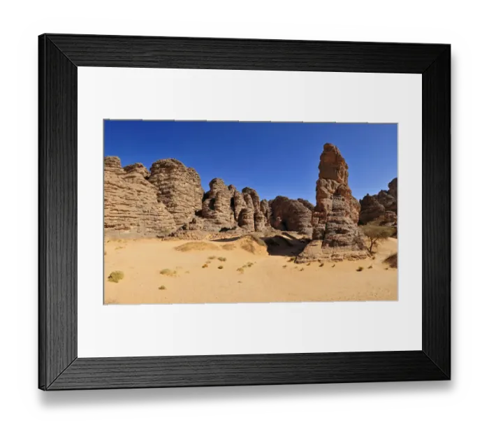 Framed Print : Sandstone rock formation at Tikobaouine, Tassili n Ajjer National Park, Unesco World Heritage Site, Wilaya Illizi, Algeria, Sahara, North Africa Framed Print : Sandstone rock formation at Tikobaouine, Tassili n Ajjer National Park, Unesco World Heritage Site, Wilaya Illizi, Algeria, Sahara, North Africa