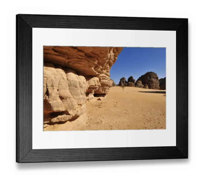 Framed Print : Sandstone rock formation at Tikobaouine, Tassili n Ajjer National Park, Unesco World Heritage Site, Wilaya Illizi, Algeria, Sahara, North Africa Framed Print : Sandstone rock formation at Tikobaouine, Tassili n Ajjer National Park, Unesco World Heritage Site, Wilaya Illizi, Algeria, Sahara, North Africa