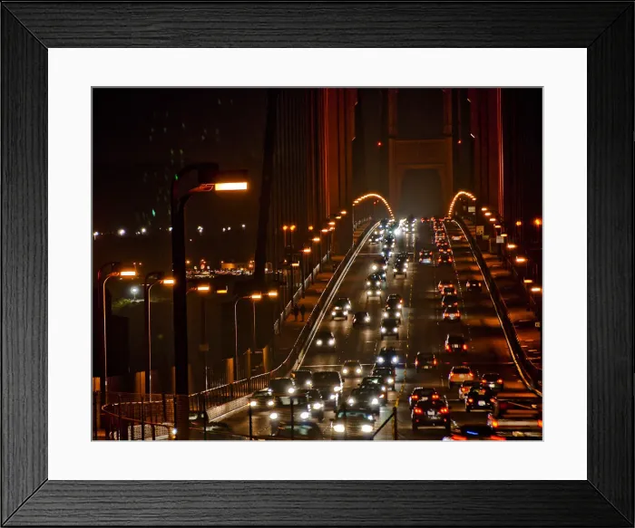 Framed Print : Golden Gate Tension Framed Print : Golden Gate Tension