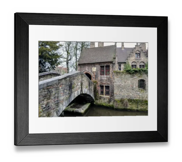Framed Print : Historic Urban Centre of Brugge, Belgium Framed Print : Historic Urban Centre of Brugge, Belgium