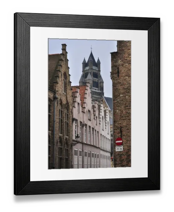 Framed Print : Historic centre of Brugge, Belgium Framed Print : Historic centre of Brugge, Belgium