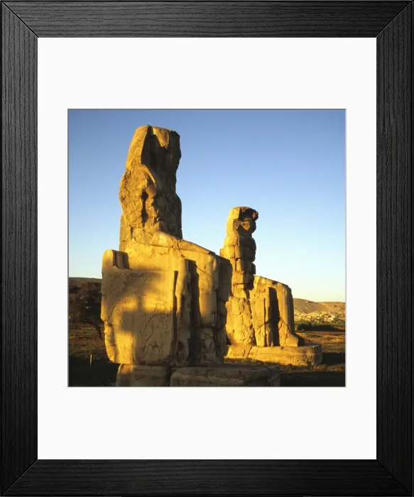 Framed Print : Colossi of Memnon, Luxor, Thebes - Egypt Framed Print : Colossi of Memnon, Luxor, Thebes - Egypt