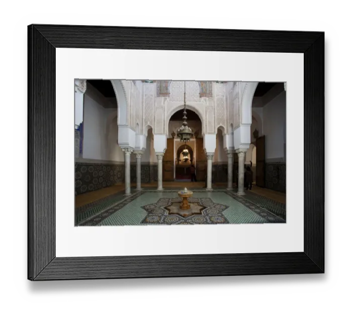 Framed Print : Moulay Ismail mausoleum, Meknes, Morocco Framed Print : Moulay Ismail mausoleum, Meknes, Morocco