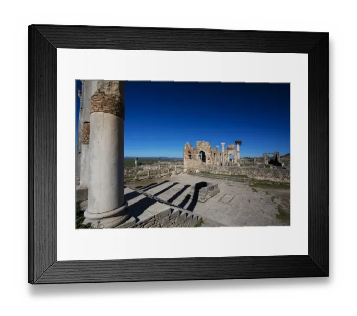 Framed Print : Roman Ruins, Meknes, Morocco