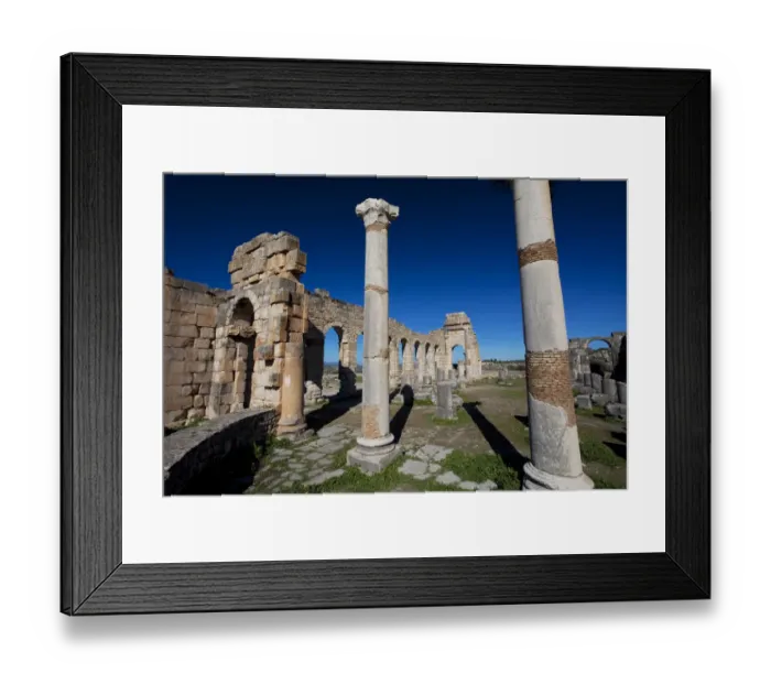 Framed Print : Roman Ruins, Meknes, Morocco Framed Print : Roman Ruins, Meknes, Morocco