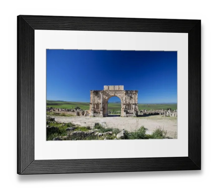 Framed Print : Roman Ruins, Meknes, Morocco Framed Print : Roman Ruins, Meknes, Morocco