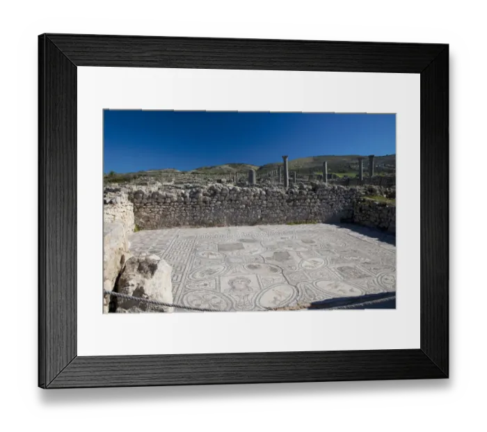 Framed Print : Roman Ruins, Meknes, Morocco Framed Print : Roman Ruins, Meknes, Morocco
