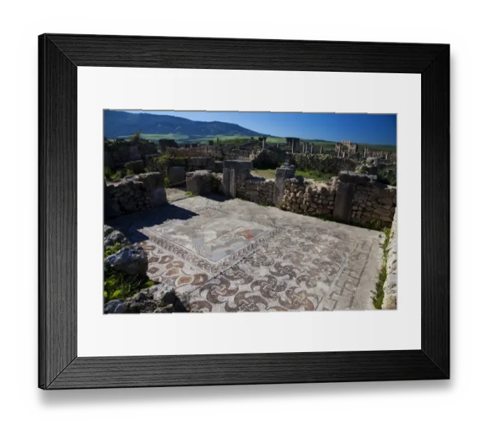 Framed Print : Roman Ruins, Meknes, Morocco Framed Print : Roman Ruins, Meknes, Morocco