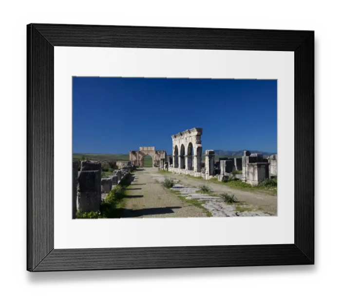 Framed Print : Roman Ruins, Meknes, Morocco Framed Print : Roman Ruins, Meknes, Morocco