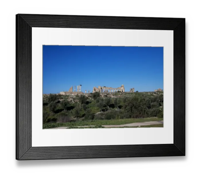 Framed Print : Roman Ruins, Meknes, Morocco Framed Print : Roman Ruins, Meknes, Morocco