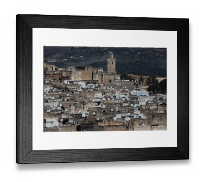 Framed Print : Cityscape of Fez, Morocco Framed Print : Cityscape of Fez, Morocco