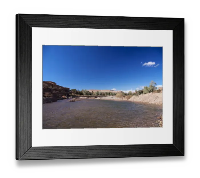 Framed Print : The Oued Mellah (salt river), Morocco Framed Print : The Oued Mellah (salt river), Morocco