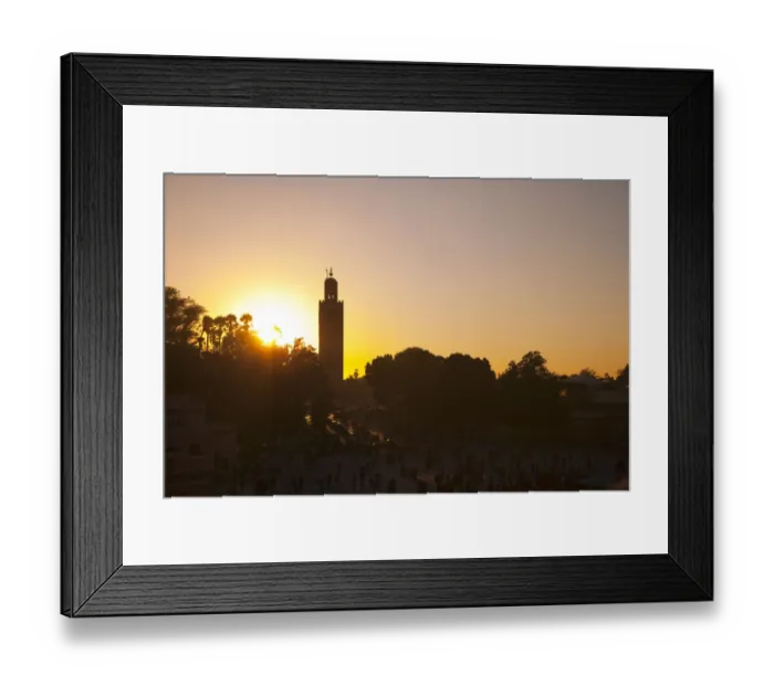 Framed Print : Djemma El Fna Square, Marrakech, Morocco
