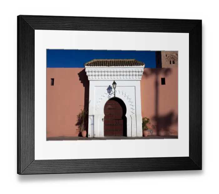 Framed Print : Koutoubia Mosque, Marrakesh, Morocco