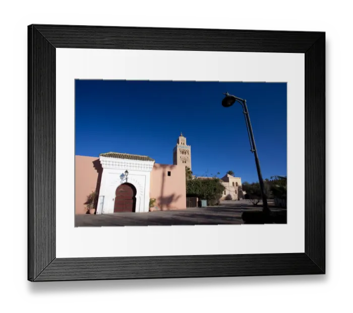 Framed Print : Koutoubia Mosque, Marrakesh, Morocco