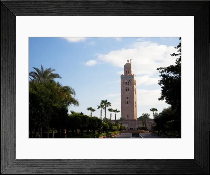 Framed Print : Koutoubia Mosque, Marrakesh, Morocco
