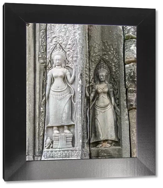 Sculpture of Apsara, Angkor Wat, Cambodia