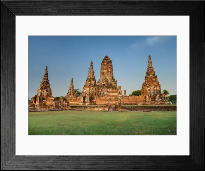 Framed Print : Ayutthaya, Thailand - Wat Chaiwatthanaram Framed Print : Ayutthaya, Thailand - Wat Chaiwatthanaram