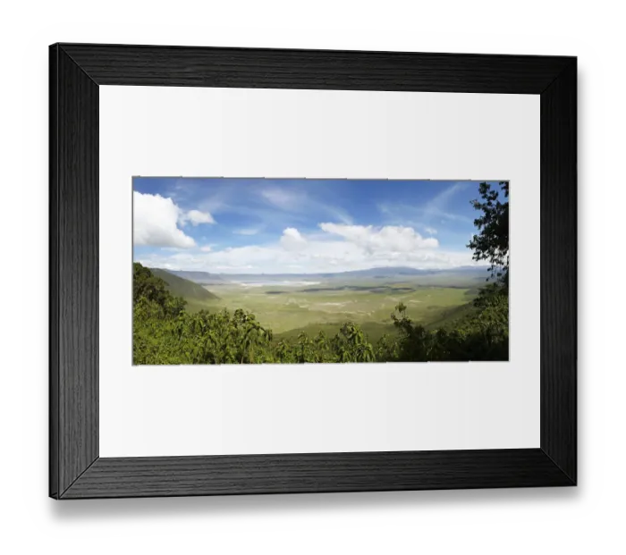 Framed Print : Vantage point, panorama, Ngorongoro Crater, volcano, Ngorongoro Conservation Area, Tanzania, Africa Framed Print : Vantage point, panorama, Ngorongoro Crater, volcano, Ngorongoro Conservation Area, Tanzania, Africa