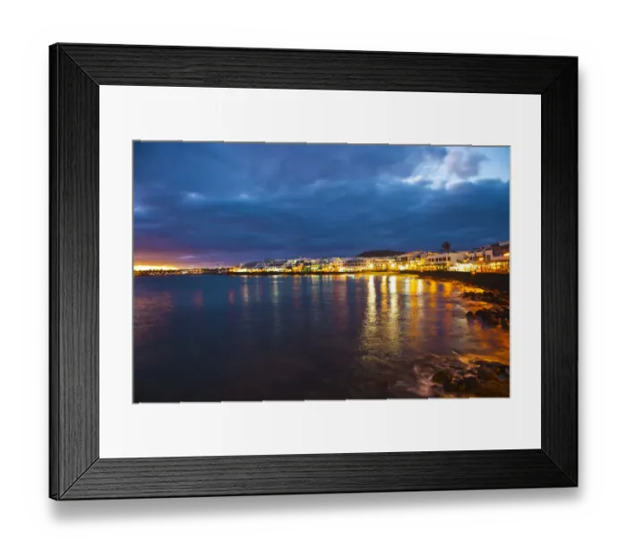 Framed Print : Playa Blanca beach in Lanzarote Framed Print : Playa Blanca beach in Lanzarote