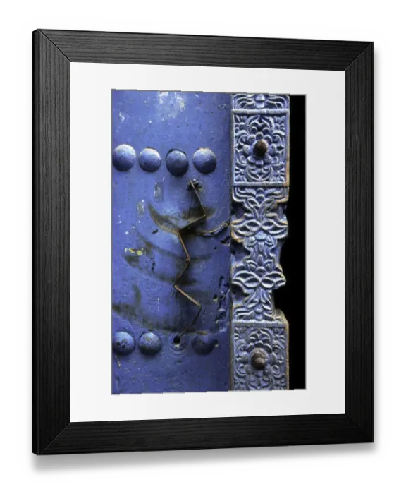 Framed Print : Carved wooden door in Stone Town Framed Print : Carved wooden door in Stone Town