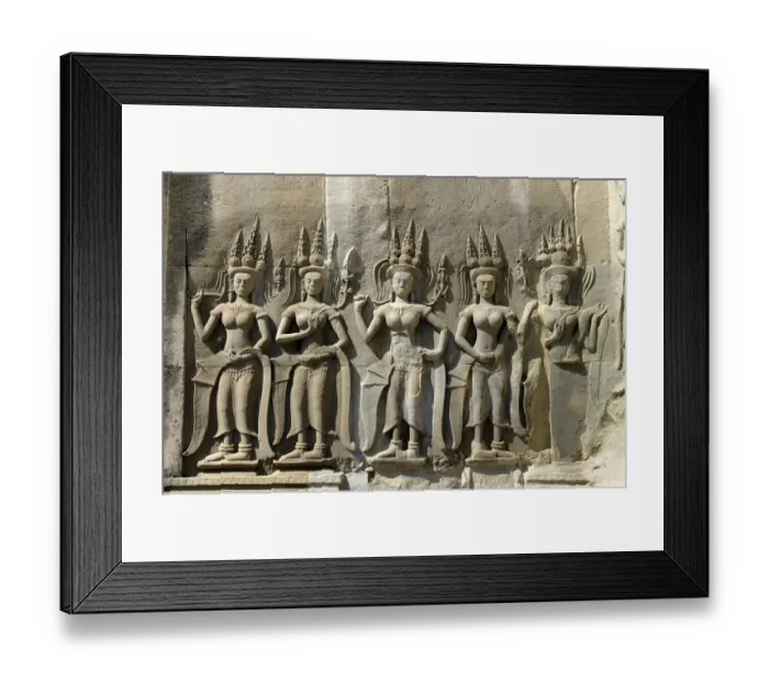 Framed Print : Relief in Angkor Wat temple complex, Cambodia, Southeast Asia, Asia Framed Print : Relief in Angkor Wat temple complex, Cambodia, Southeast Asia, Asia