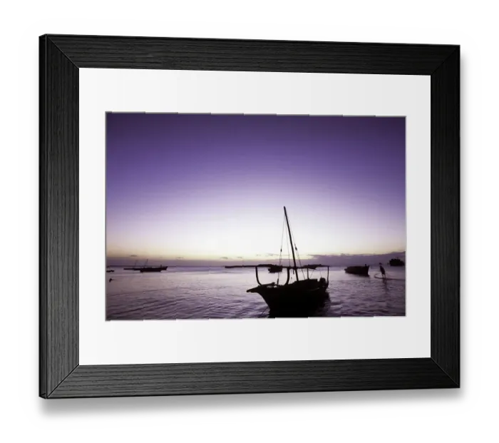 Framed Print : Sunset in Stone Town Framed Print : Sunset in Stone Town