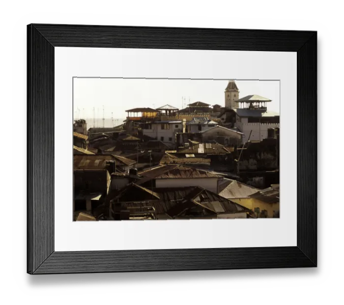 Framed Print : Rooftops of Stone Town Framed Print : Rooftops of Stone Town