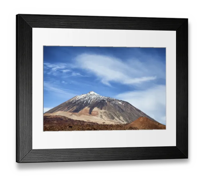 Framed Print : Snow-capped Mount Teide Framed Print : Snow-capped Mount Teide
