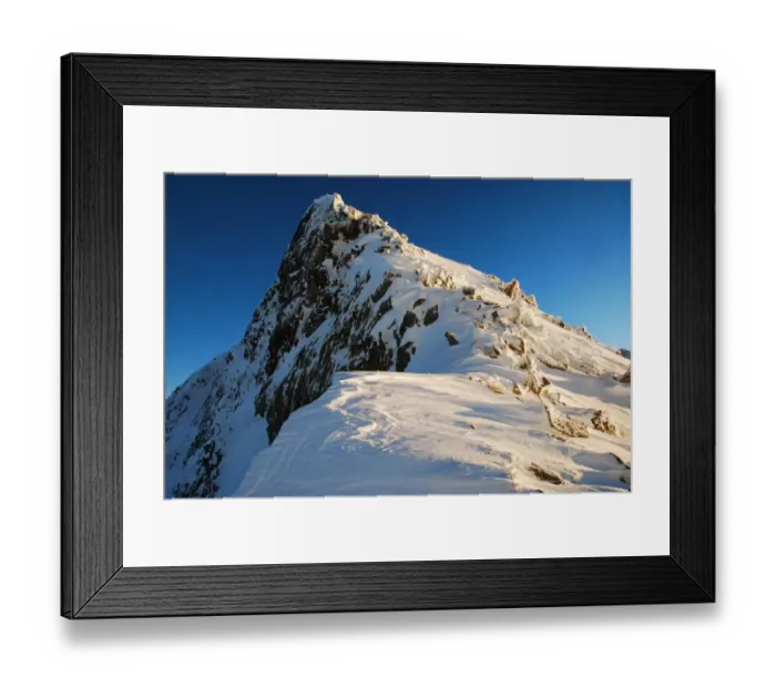 Framed Print : Snowcapped peak in Pirin national park Framed Print : Snowcapped peak in Pirin national park