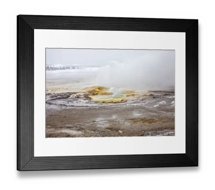 Framed Print : Geyser, Yellowstone National Park Framed Print : Geyser, Yellowstone National Park