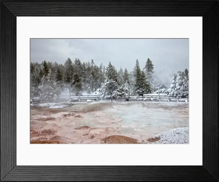 Framed Print : Geyser, Yellowstone National Park Framed Print : Geyser, Yellowstone National Park