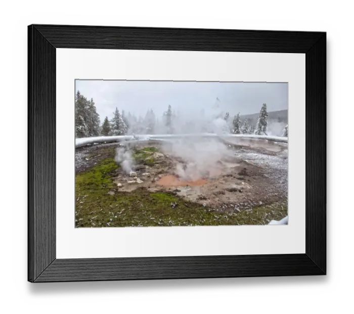 Framed Print : Geyser, Yellowstone National Park Framed Print : Geyser, Yellowstone National Park