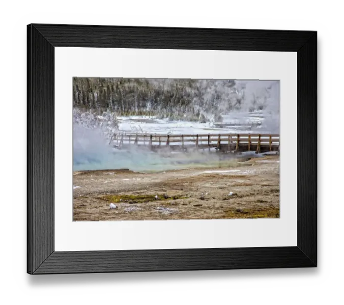 Framed Print : Geyser, Yellowstone National Park Framed Print : Geyser, Yellowstone National Park