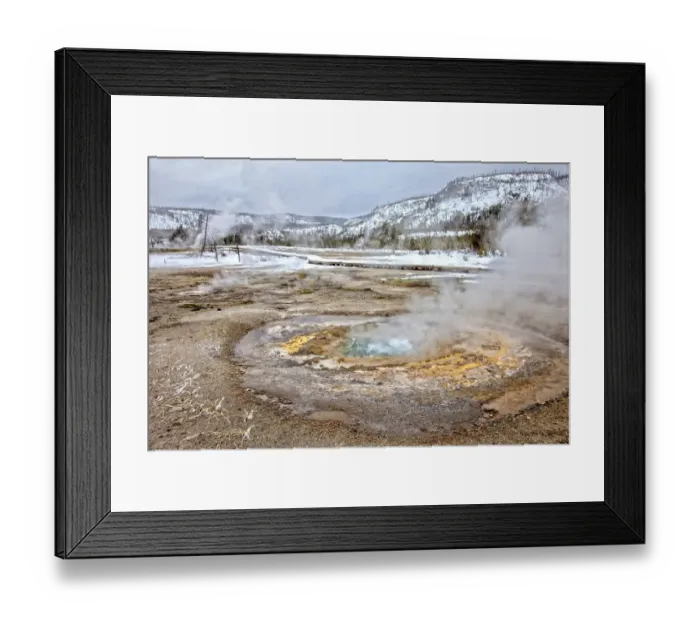 Framed Print : Geyser, Yellowstone National Park Framed Print : Geyser, Yellowstone National Park