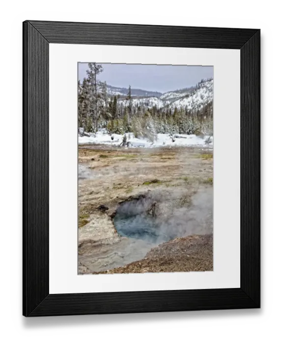 Framed Print : Geyser, Yellowstone National Park Framed Print : Geyser, Yellowstone National Park