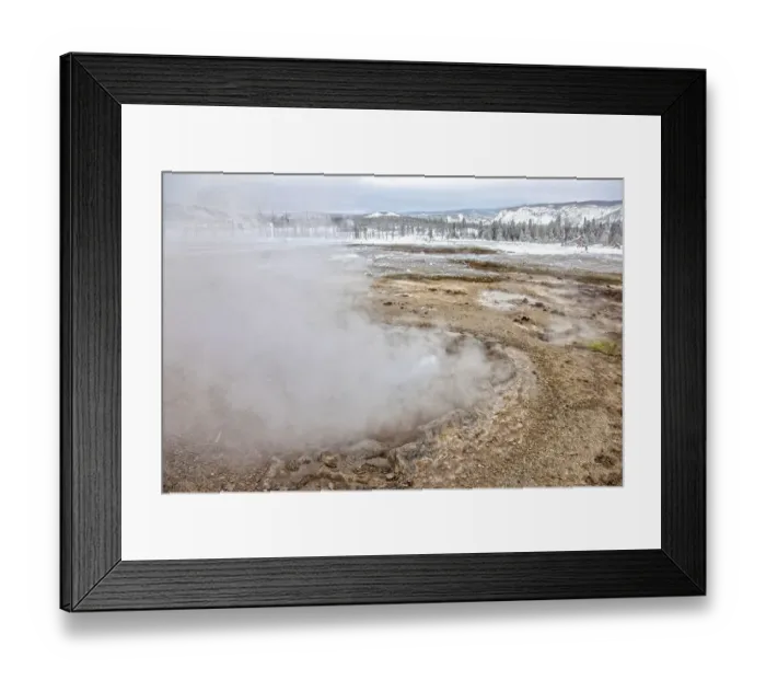 Framed Print : Geyser, Yellowstone National Park Framed Print : Geyser, Yellowstone National Park