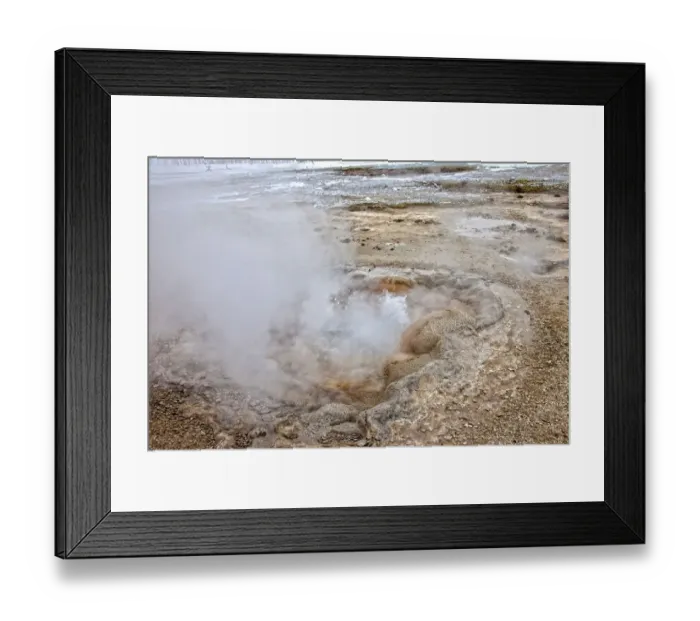 Framed Print : Geyser, Yellowstone National Park Framed Print : Geyser, Yellowstone National Park
