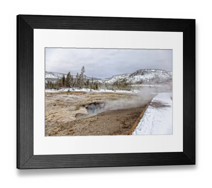 Framed Print : Geyser, Yellowstone National Park Framed Print : Geyser, Yellowstone National Park