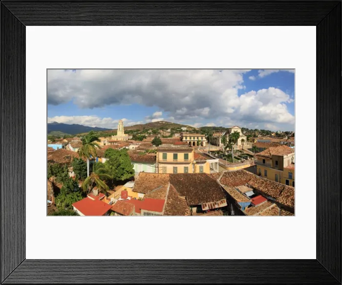 Framed Print : Trinidad, city panorama Framed Print : Trinidad, city panorama