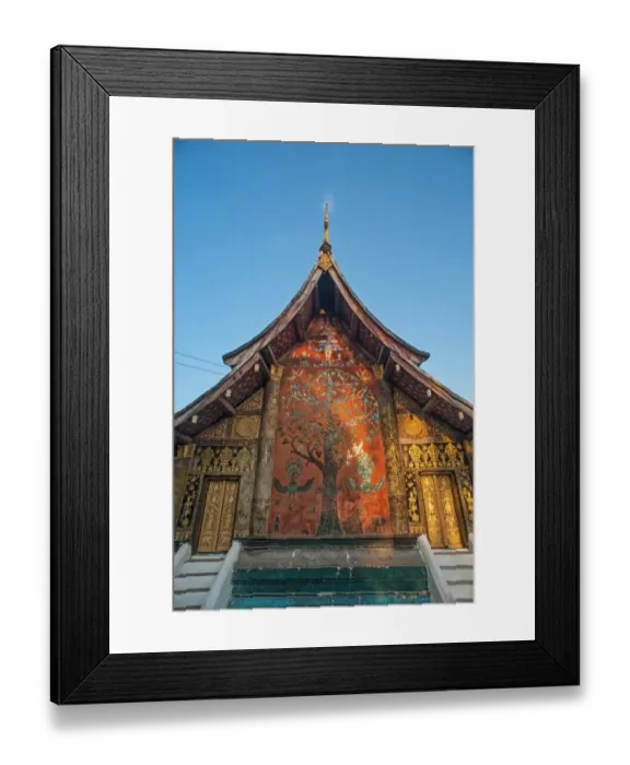 Framed Print : Laos, Luang Phrabang, Wat Xieng Thong Temple Framed Print : Laos, Luang Phrabang, Wat Xieng Thong Temple