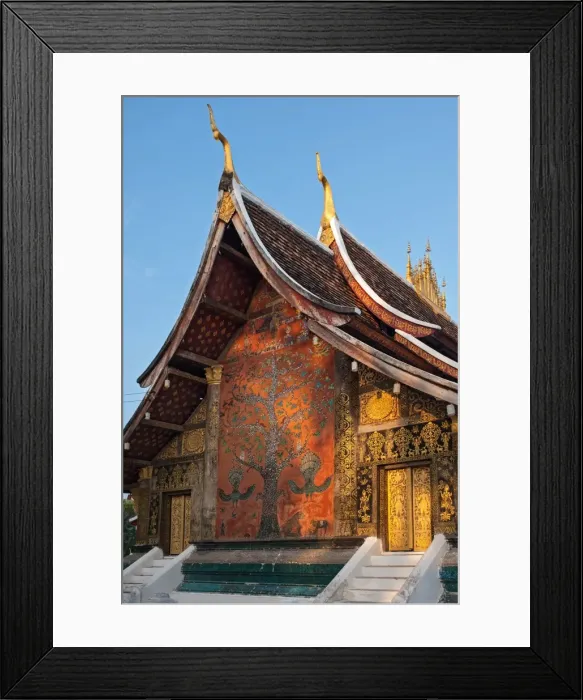Framed Print : Laos, Luang Phrabang, Wat Xieng Thong Temple Framed Print : Laos, Luang Phrabang, Wat Xieng Thong Temple