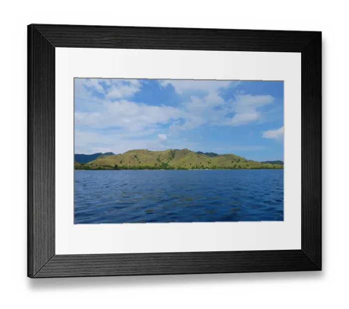 Framed Print : Komodo island Flores Framed Print : Komodo island Flores