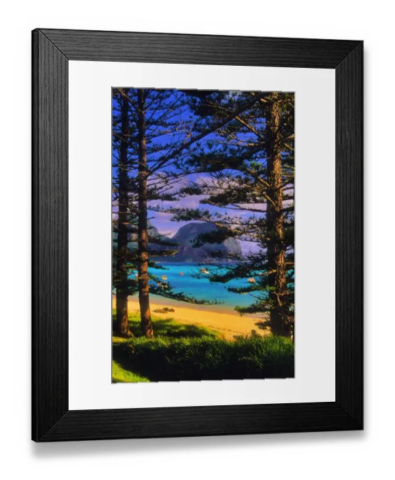 Framed Print : Scenically beautiful and a world heritage designated location, Lord Howe Island lies between the South Pacific ocean and the Tasman sea off the coast of New South Wales, Australia Framed Print : Scenically beautiful and a world heritage designated location, Lord Howe Island lies between the South Pacific ocean and the Tasman sea off the coast of New South Wales, Australia