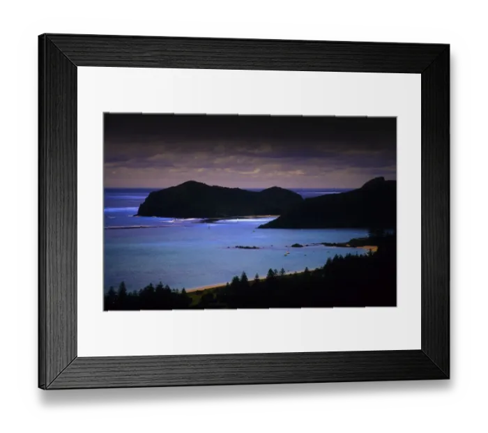 Framed Print : Scenically beautiful and a world heritage designated location, Lord Howe Island lies between the South Pacific ocean and the Tasman sea off the coast of New South Wales, Australia Framed Print : Scenically beautiful and a world heritage designated location, Lord Howe Island lies between the South Pacific ocean and the Tasman sea off the coast of New South Wales, Australia